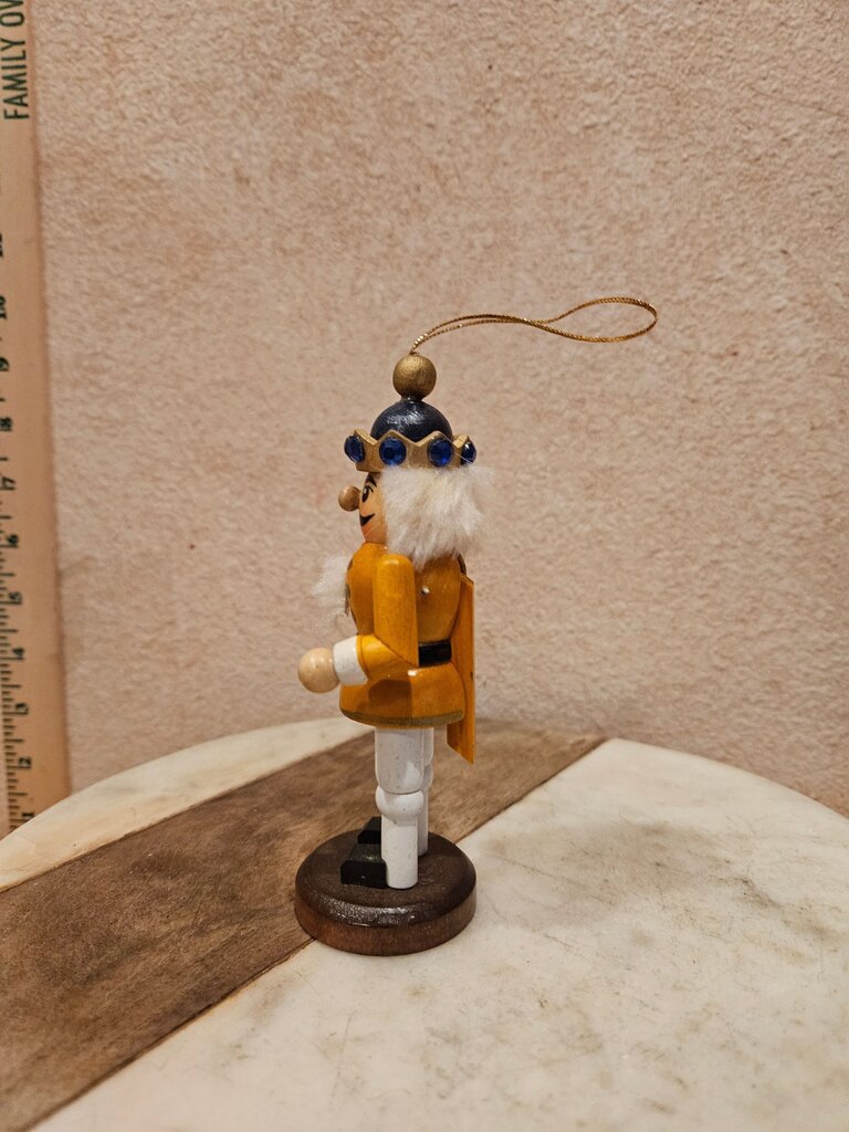 Nutcracker King Wooden Ornament