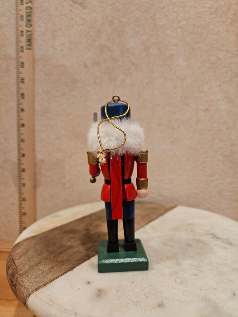 Wooden Nutcracker Ornament