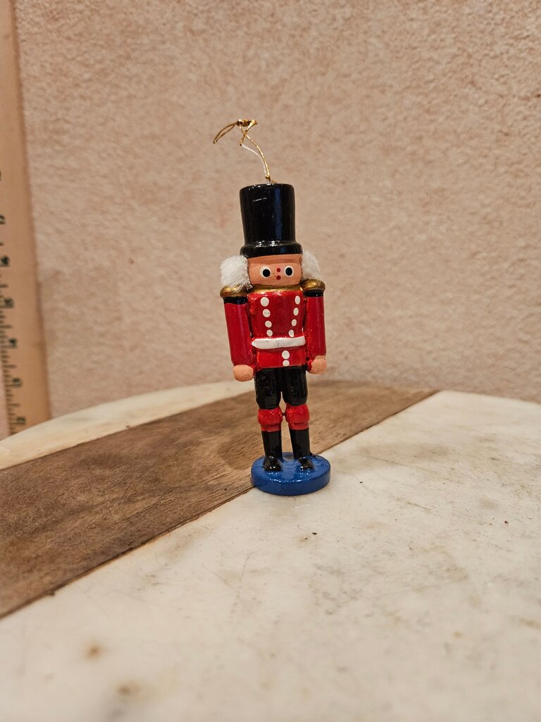 Wooden Nutcracker Ornament