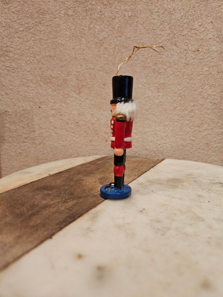Wooden Nutcracker Ornament