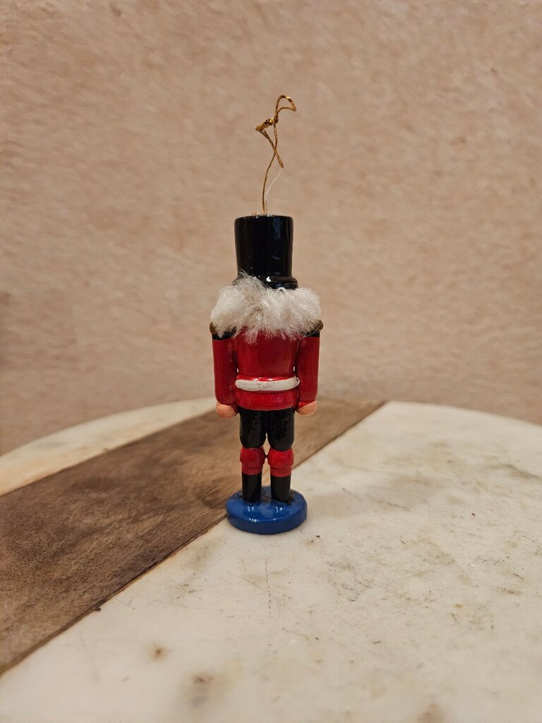 Wooden Nutcracker Ornament