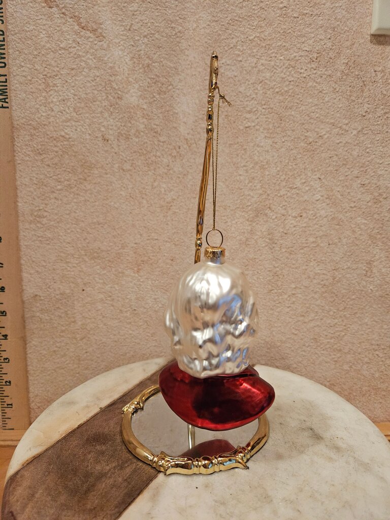 Santa Claus Head Christmas Ornament