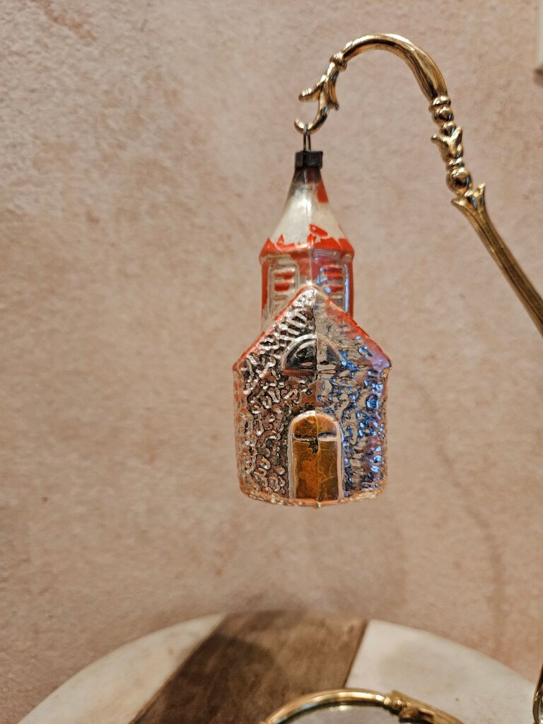 Glass Church Ornament