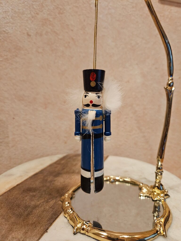 Wooden Nutcracker Ornament