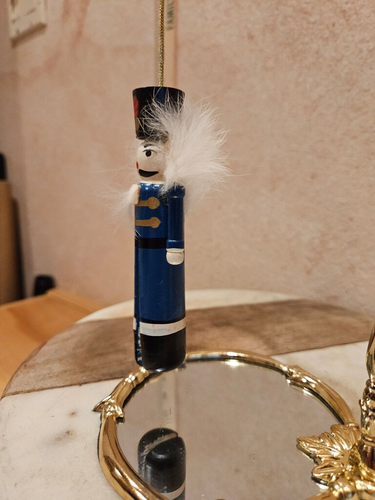 Wooden Nutcracker Ornament