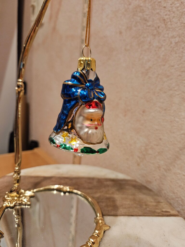Christmas Bell Ornament with Merry Christmas Inscription