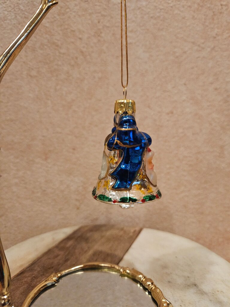 Christmas Bell Ornament with Merry Christmas Inscription