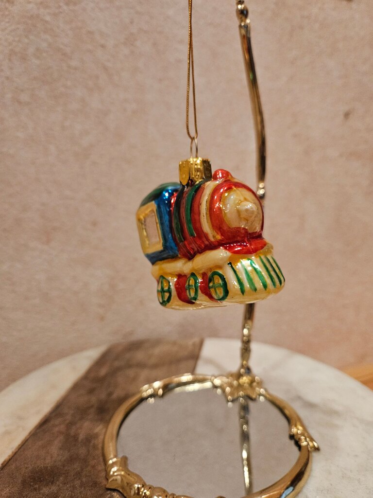 Colored Train Ornament