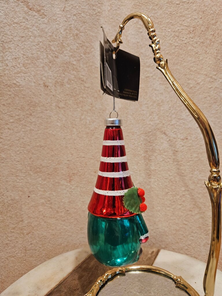 Robert Stanley Home Collection Glass Gnome Ornament