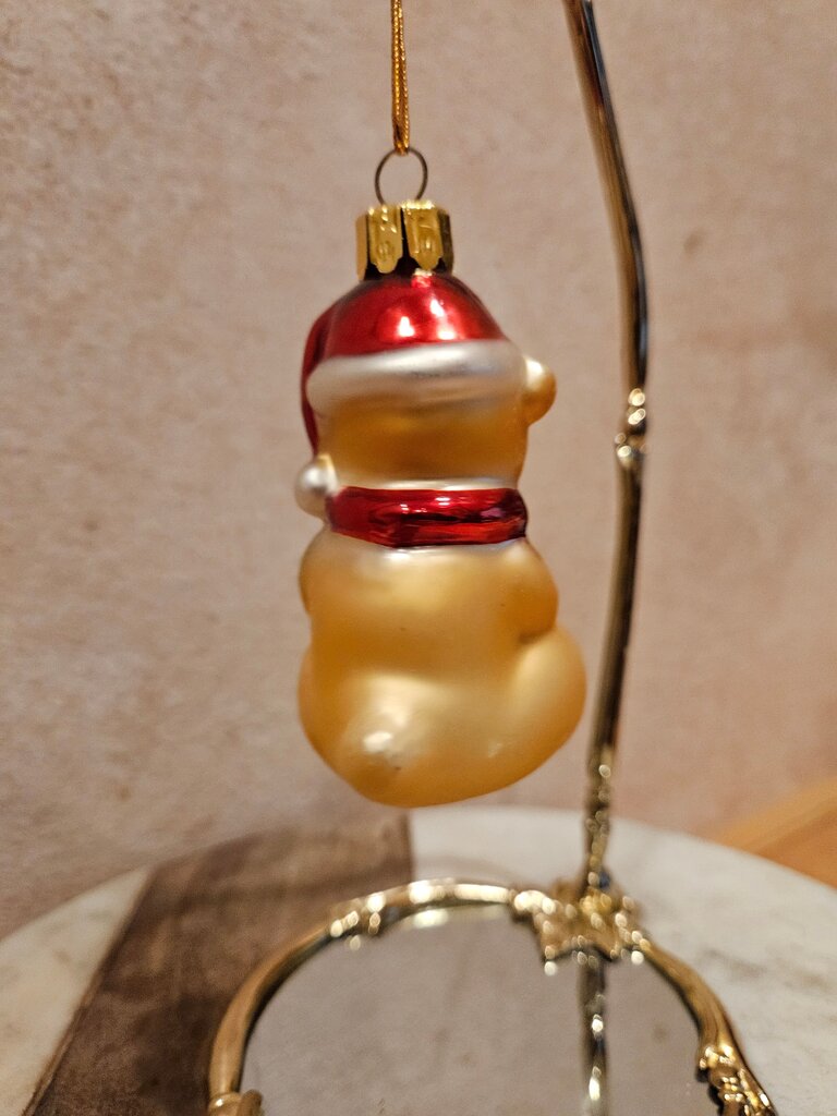 Vintage Christmas Bear Ornament