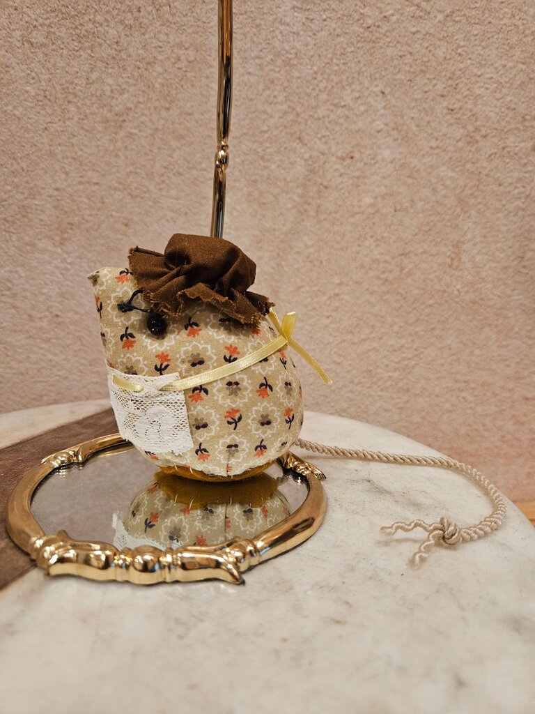 Handcrafted Fabric Bird Decor