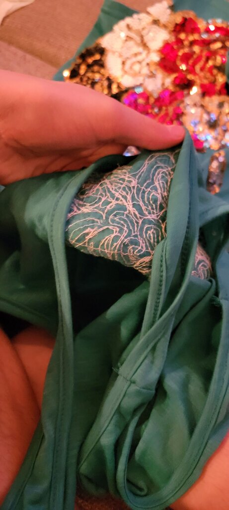Teal Sequin Tank Top