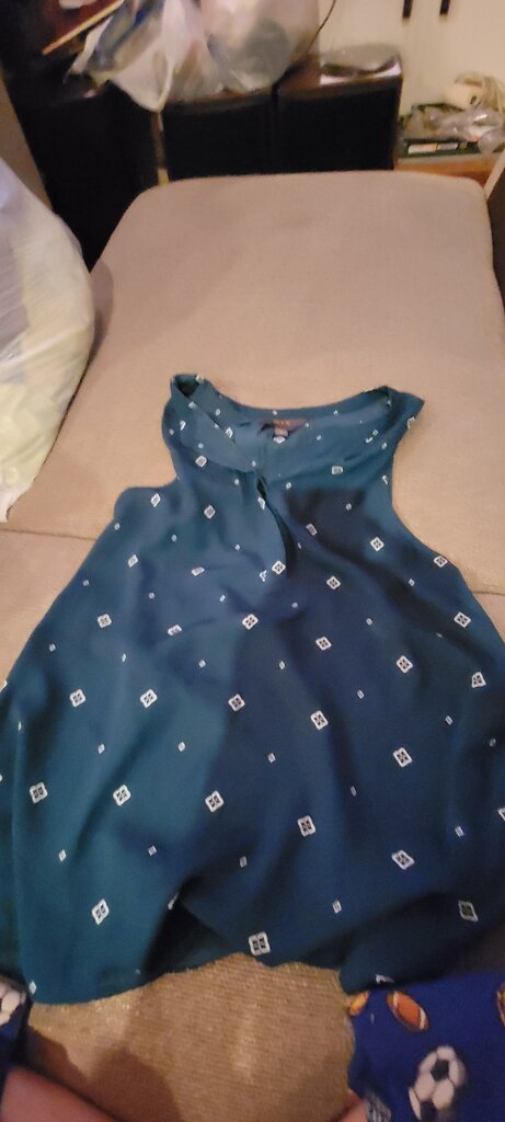 Women’s Teal Sleeveless Top by Mix