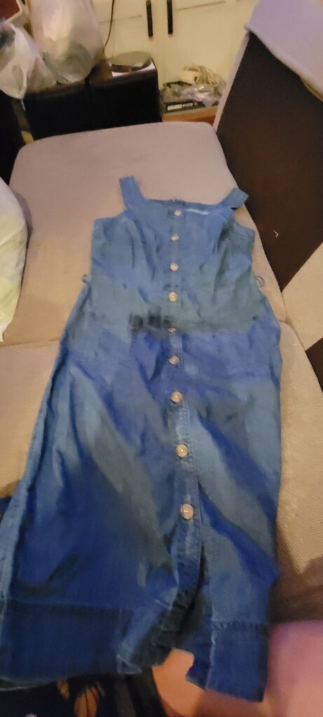 Talbots Denim Overall Dress