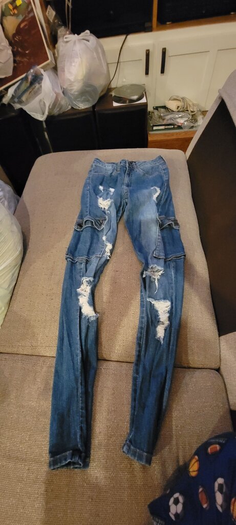 Fashion Nova Distressed Skinny Jeans