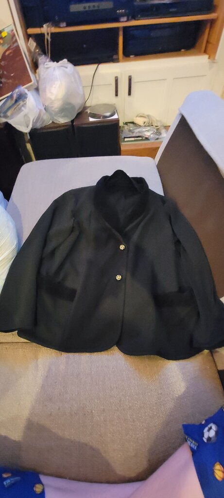 Vintage Black Blazer Jacket