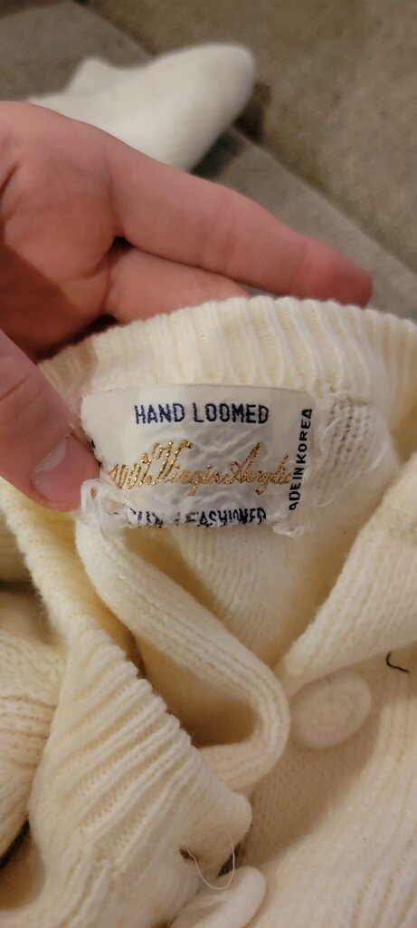 Vintage Hand Loomed Sweater