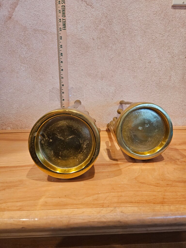 Unique Candle holder Drip, aluminum / light metal gilded in golden color Crown-Shaped Candle Holders
