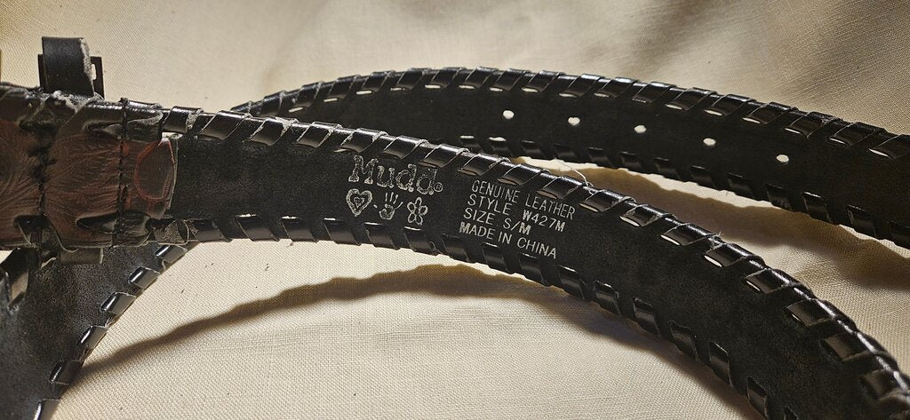 Mudd Women's Genuine Leather Belt