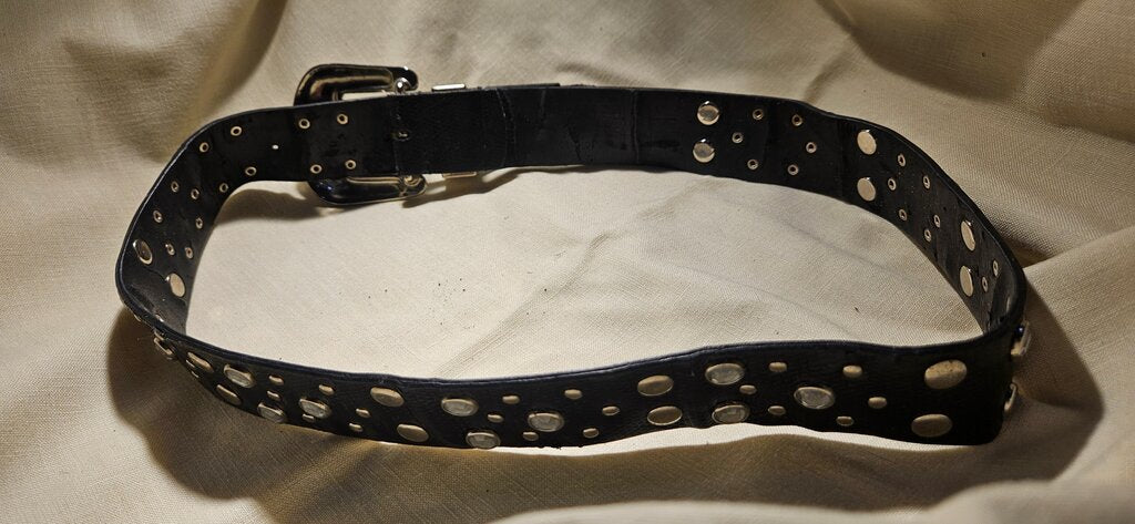 Black Studded Decorative Belt