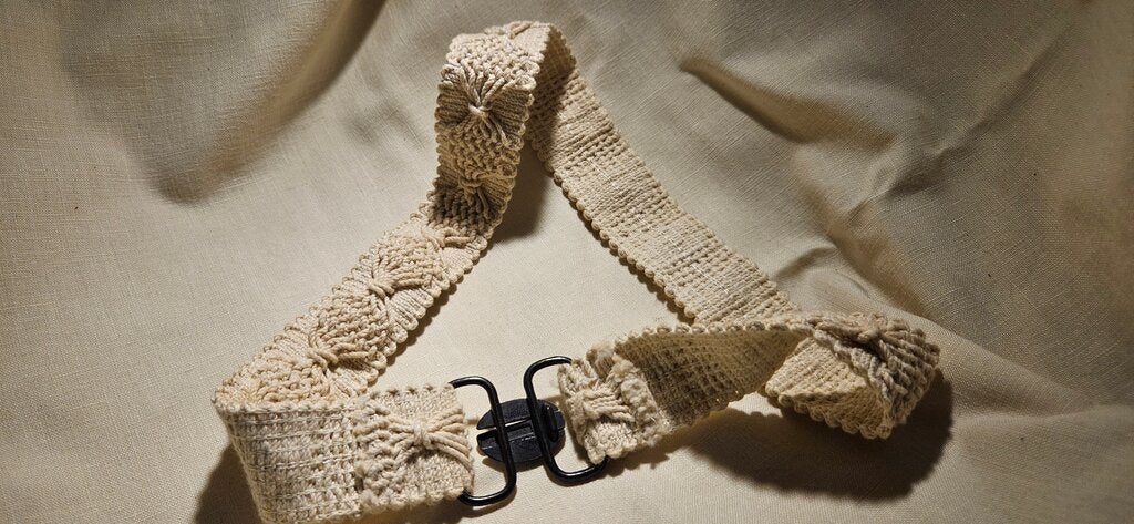 Knitted Beige Belt