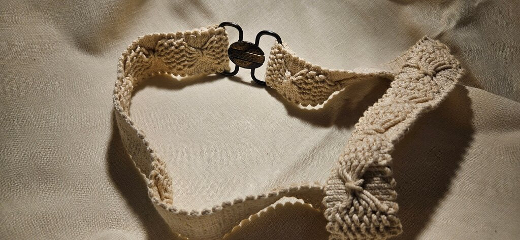 Knitted Beige Belt