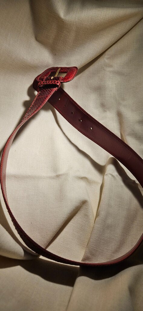 Genuine Snake Skin Belt