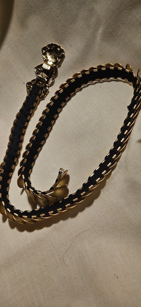 Vintage Black and Gold Bracelet