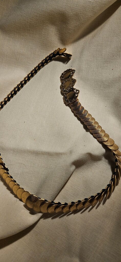 Vintage Black and Gold Bracelet