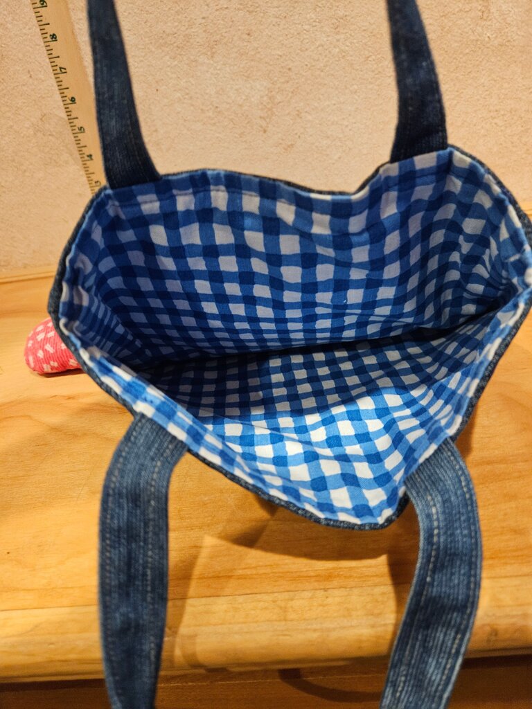 Denim Fabric Kids' Toy Bag