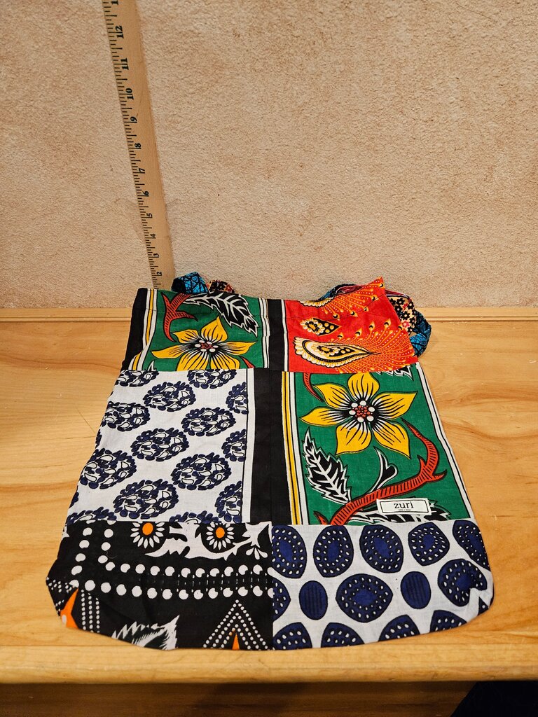 Colorful African Print Tote Bag