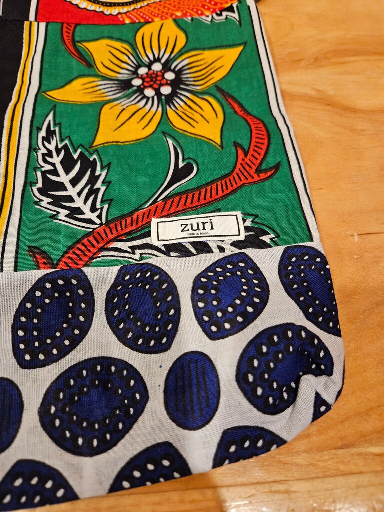 Colorful African Print Tote Bag