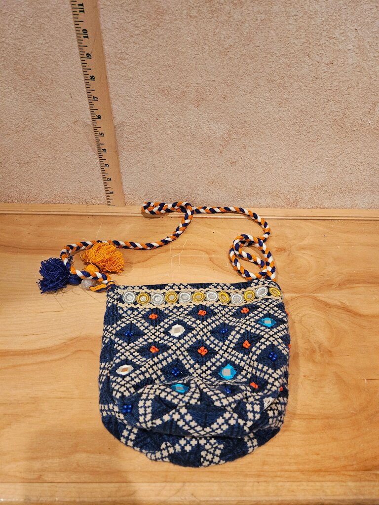 Embroidered Boho Crossbody Bag