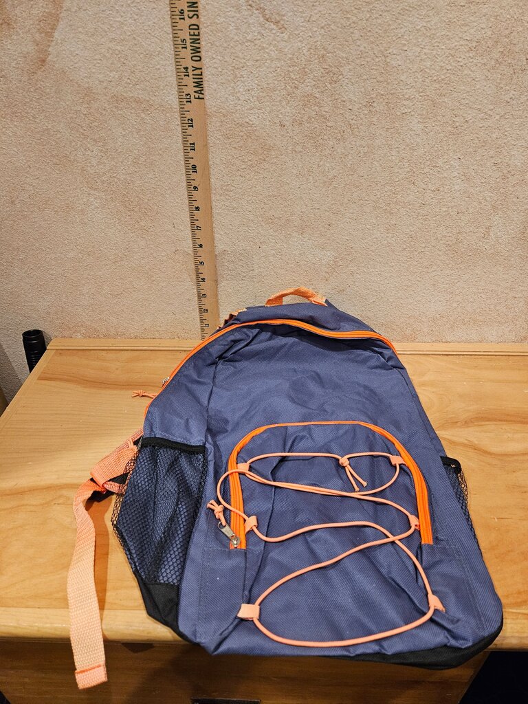 Moda West Backpack Blue and Orange