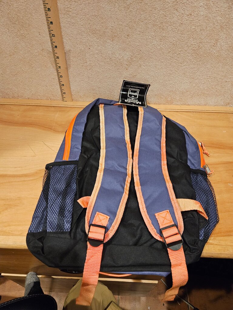 Moda West Backpack Blue and Orange