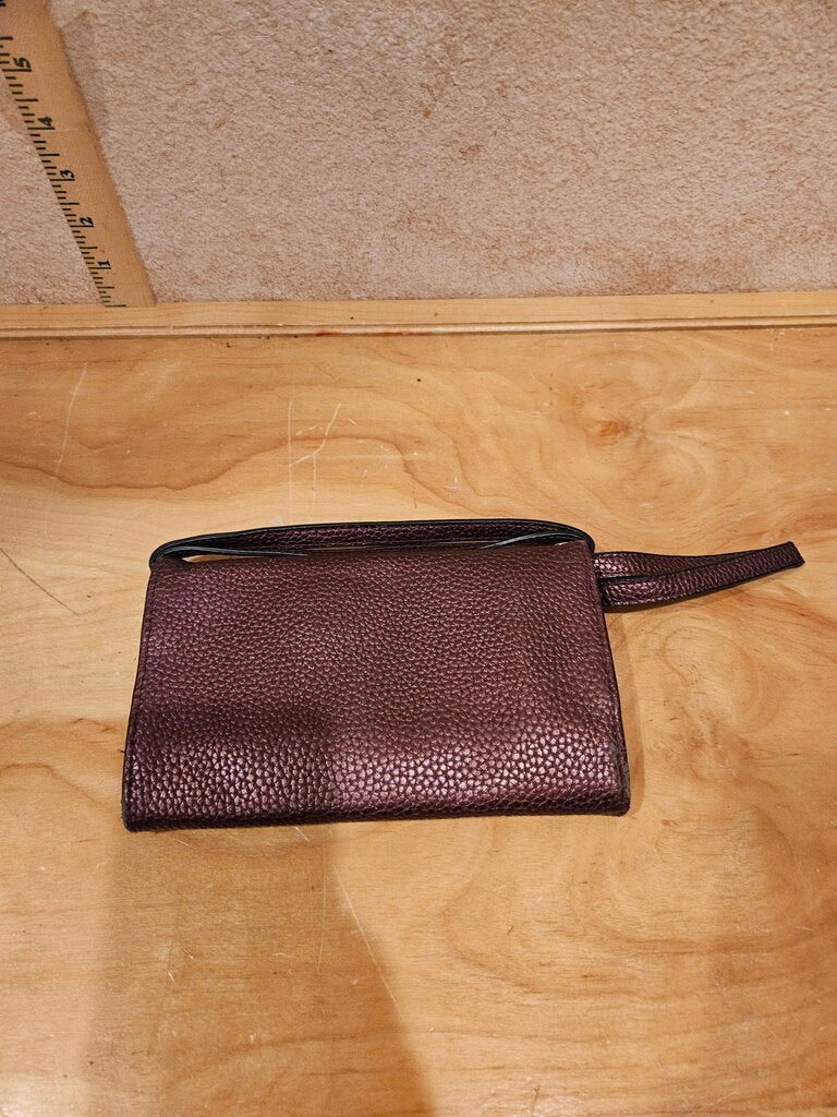 Brown Leather Clutch Wallet