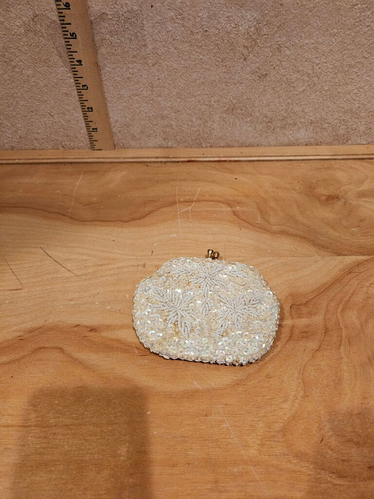 Vintage Beaded Clutch Purse