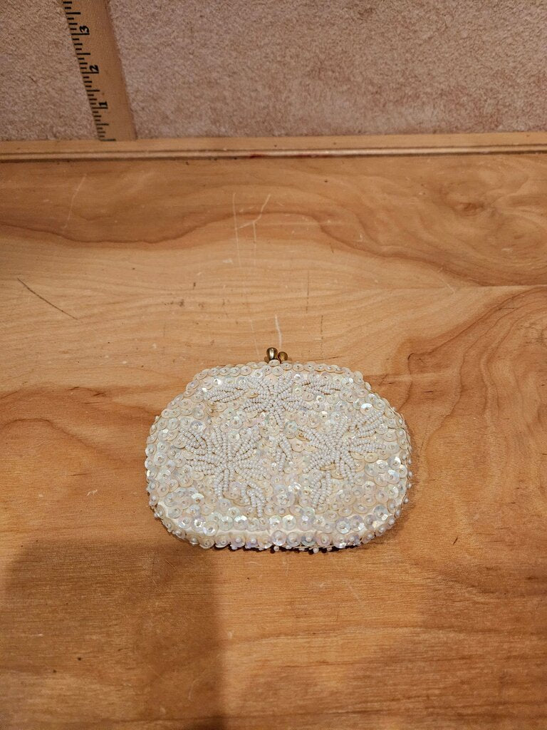 Vintage Beaded Clutch Purse