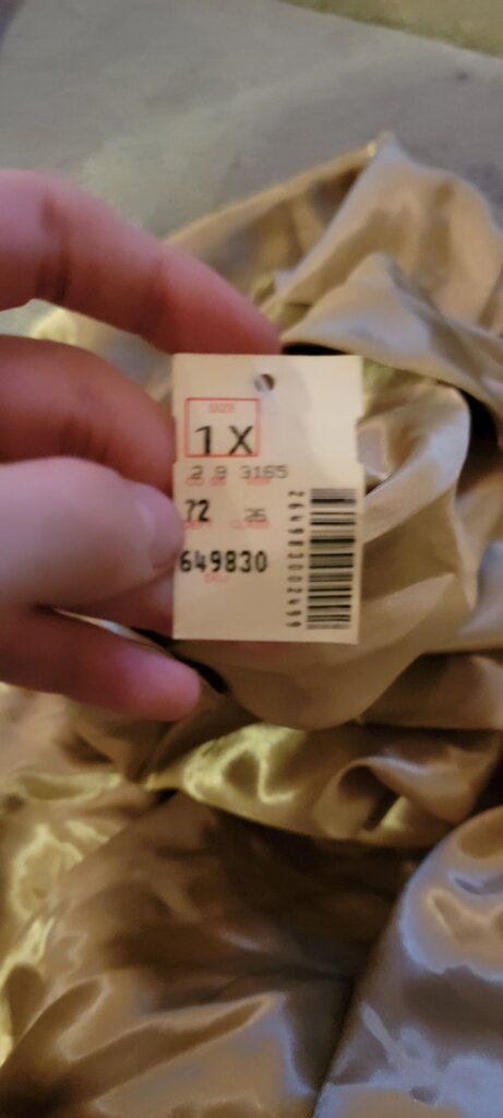 Shiny Gold Blouse with Button Detail