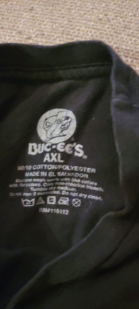 Buc-ee's Black T-Shirt with Sunflower Graphic
