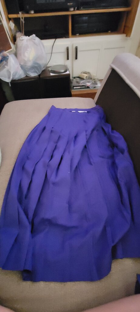 Michele Women's Purple Pleated Skirt