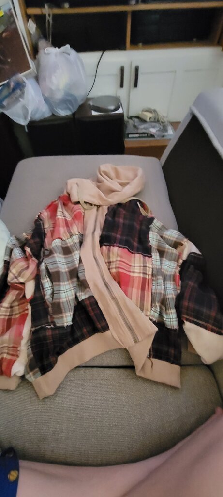 Plaid Zip-Up Jacket