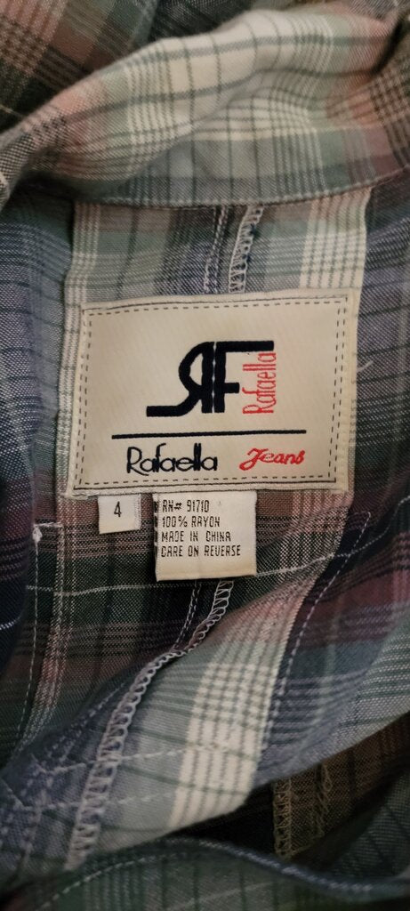 Rafaella Women's Plaid Shirt