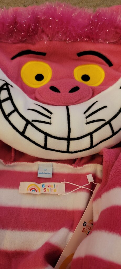 Beauty Shine Pink Striped Cat Pajamas