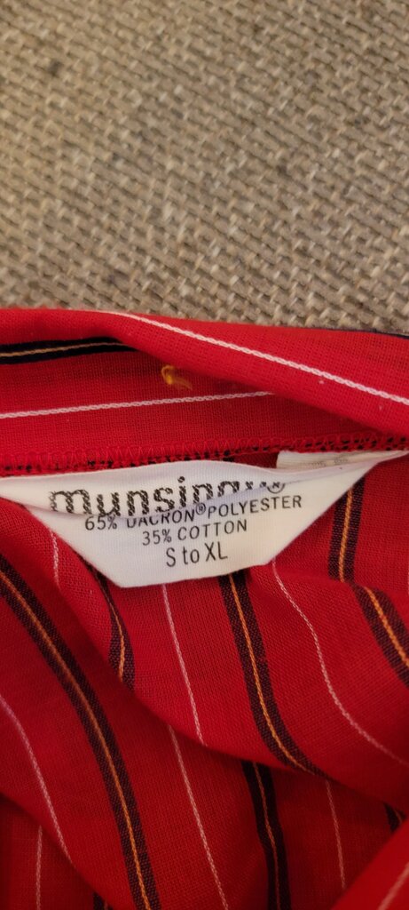 Munsingwear Red Striped Dress