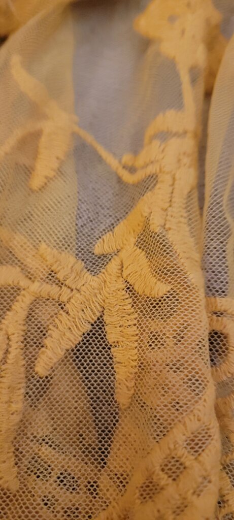 Yellow Lace Kimono Cardigan