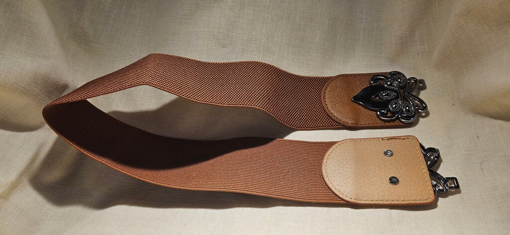 Brown Belt with Decorative Clasp