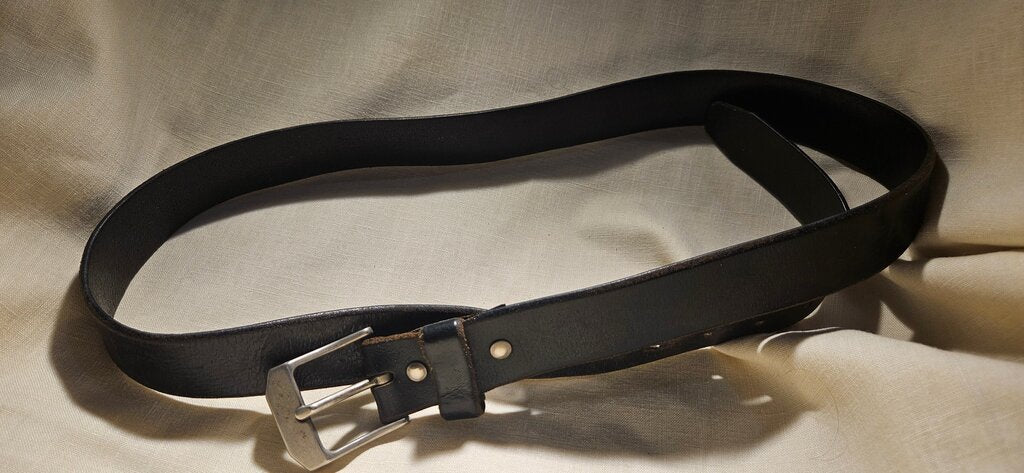 Black Leather Belt