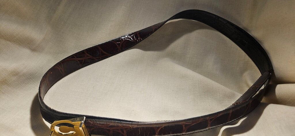 Stylish Crocodile Pattern Belt