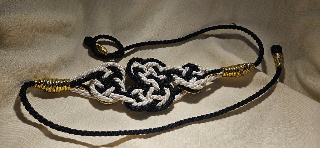 Black and Gold Decorative Belt